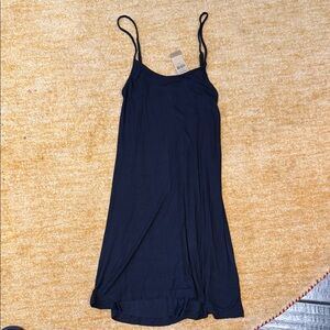 NWT American Eagle light ribbed black dress